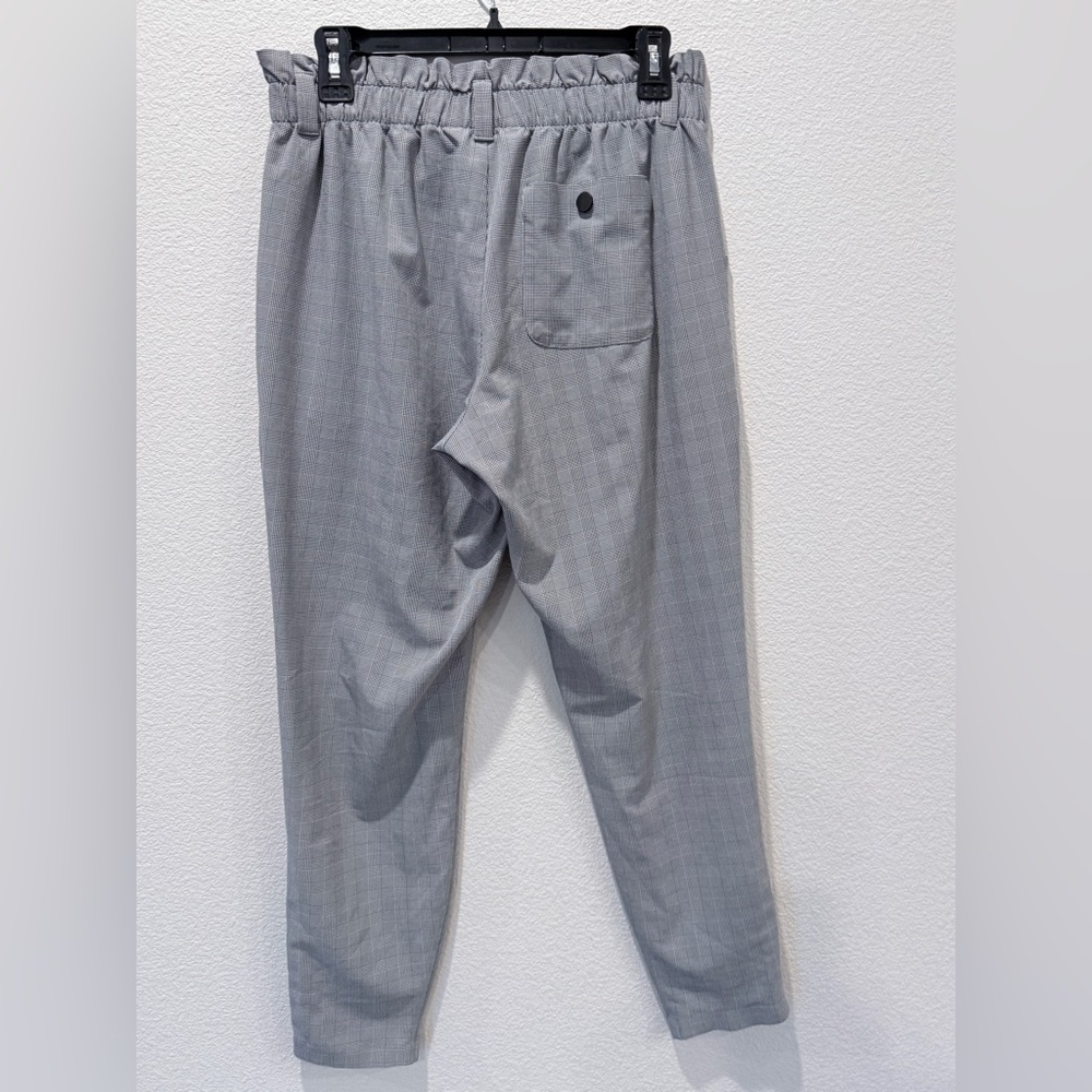 Athleta Plaid Skyline Pant 6 Paperbag Waist Old Money Quiet Luxury Workleisure - Picture 4 of 8